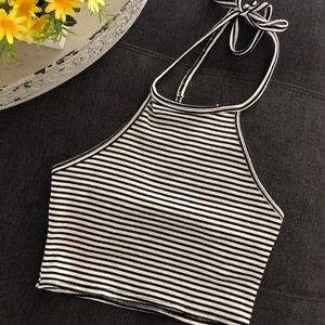 Crop halter top